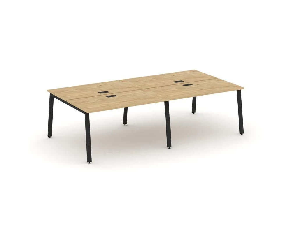 Рабочая станция 2-х сторон. на А-образном каркасе 60 мм 3160х1232х750 Стайл Проджект / Style Project