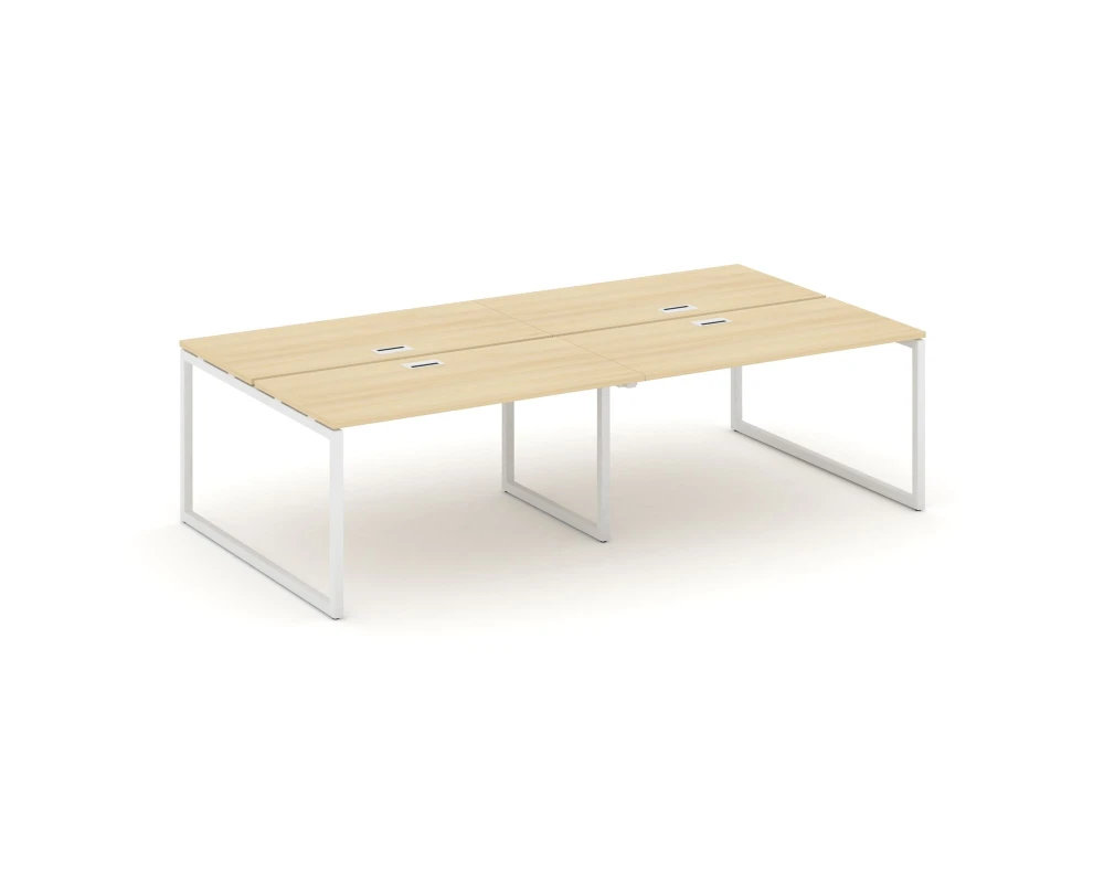 Рабочая станция 2-х сторон. на О-образном каркасе 40 мм 2360x1432x750 Стайл Проджект / Style Project