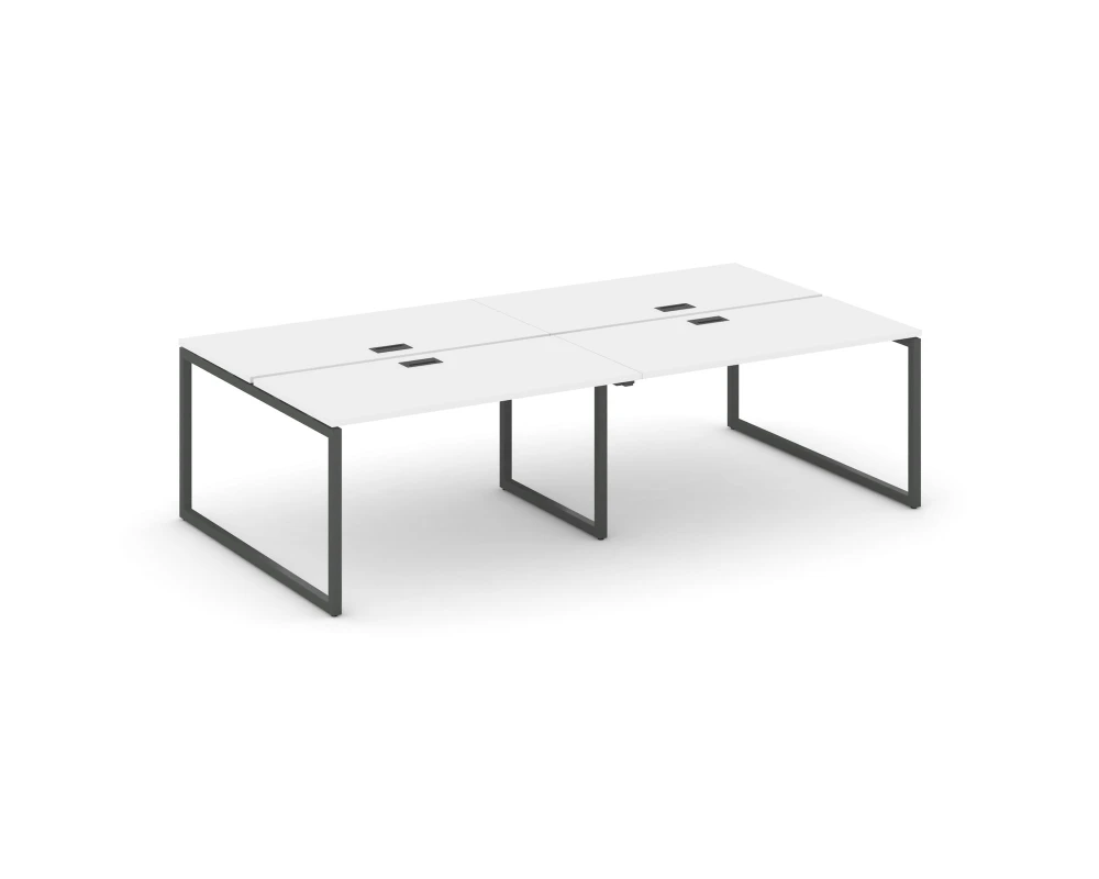 Рабочая станция 2-х сторон. на О-образном каркасе 40 мм 2360x1432x750 Стайл Проджект / Style Project