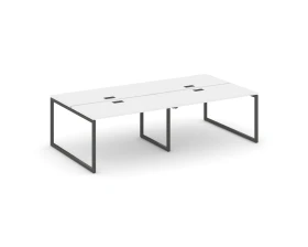 Рабочая станция 2-х сторон. на О-образном каркасе 40 мм 2360x1432x750 Стайл Проджект / Style Project images