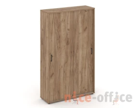 Шкаф-купе комбинир. с полками и выдвижной штангой 1200x400x1982 зад. стенка HDF Стайл Проджект / Style Project images