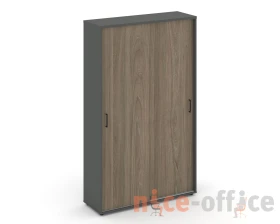 Шкаф-купе комбинир. с полками и выдвижной штангой 1200x400x1982 зад. стенка HDF Стайл Проджект / Style Project images