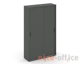 Шкаф-купе комбинир. с полками и выдвижной штангой 1200x400x1982 зад. стенка HDF Стайл Проджект / Style Project images