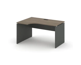 Стол рабочий эргоном. левый 1380x700/980x750 Стайл Проджект / Style Project images