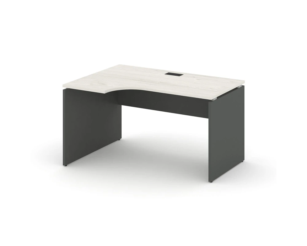 Стол рабочий эргоном. левый 1380x700/980x750 Стайл Проджект / Style Project