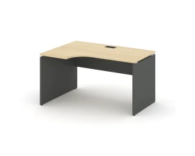 Стол рабочий эргоном. левый 1380x800/980x750 Стайл Проджект / Style Project images