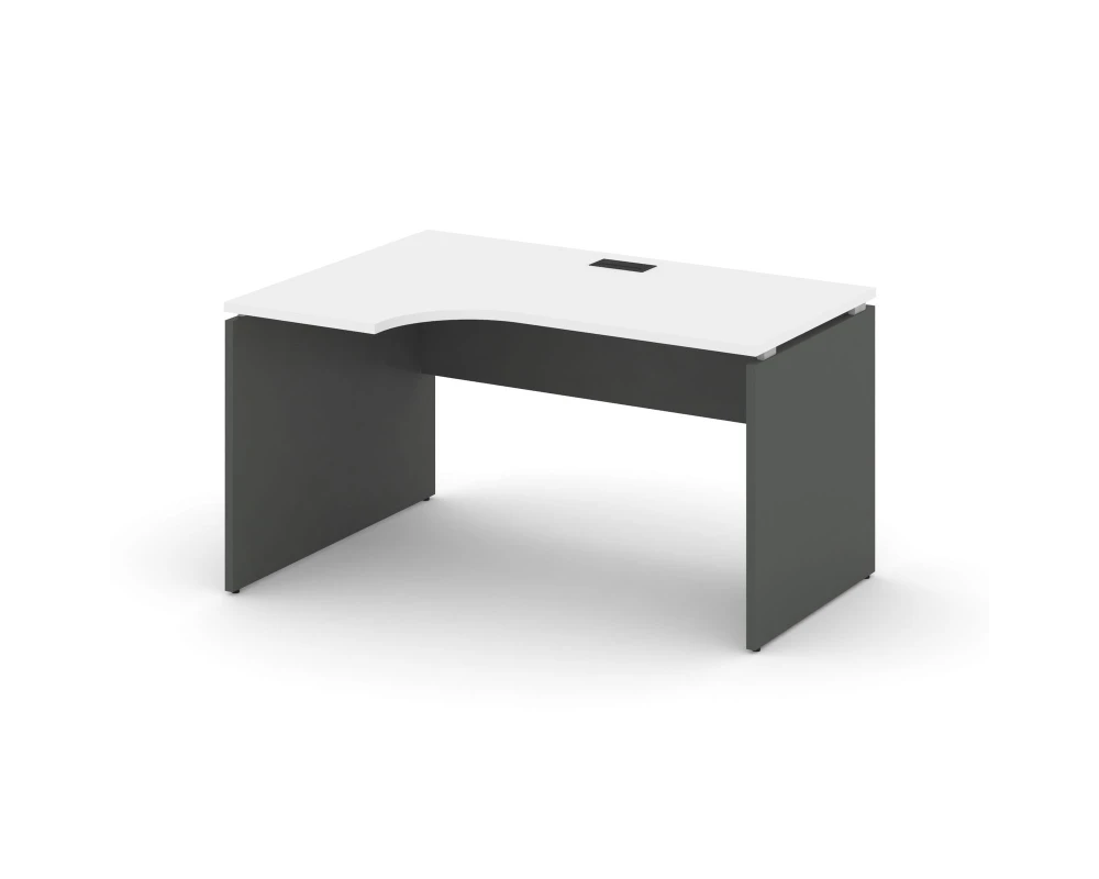 Стол рабочий эргоном. левый 1380x800/980x750 Стайл Проджект / Style Project