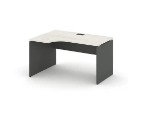 Стол рабочий эргоном. левый 1380x800/980x750 Стайл Проджект / Style Project images