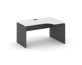 Стол рабочий эргоном. правый 1380x600/980x750 Стайл Проджект / Style Project images