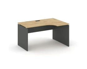 Стол рабочий эргоном. правый 1580x600/980x750 Стайл Проджект / Style Project images