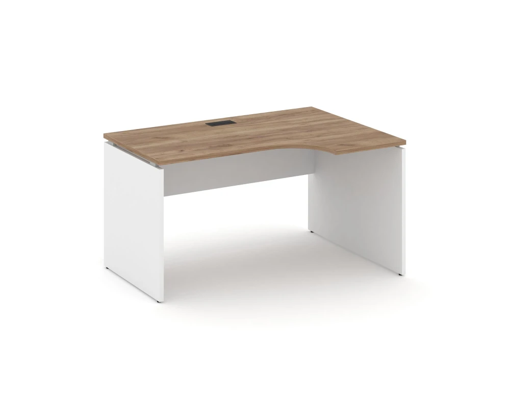 Стол рабочий эргоном. правый 1580x700/980x750 Стайл Проджект / Style Project