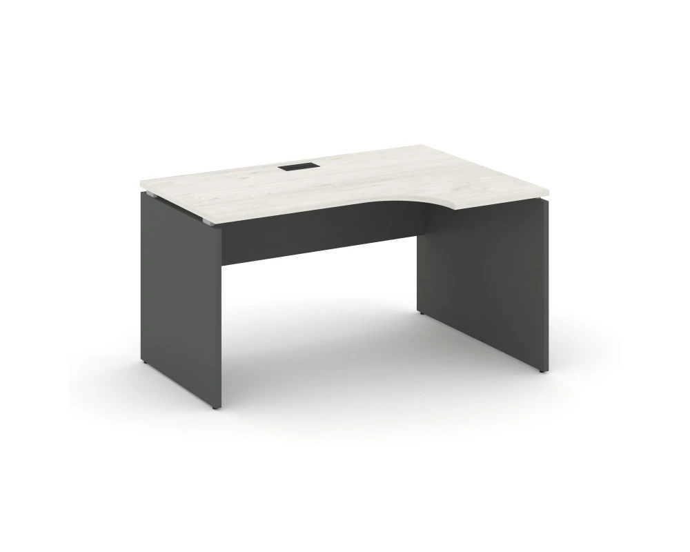 Стол рабочий эргоном. правый 1580x800/980x750 Стайл Проджект / Style Project