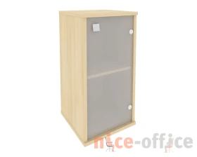 Шкаф низкий узкий 1 низкая дверь стекло правый 412x410x828 Стайл Систем / Style System images