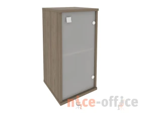 Шкаф низкий узкий 1 низкая дверь стекло правый 412x410x828 Стайл Систем / Style System images