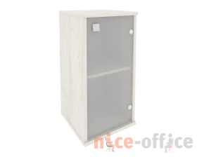 Шкаф низкий узкий 1 низкая дверь стекло правый 412x410x828 Стайл Систем / Style System images