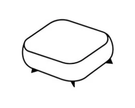 Пуф маленький квадратный Prizma images