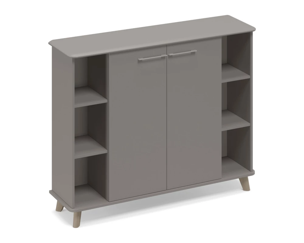 Шкаф средний полузакрытый греденция 150x44x122,4 Time Metal