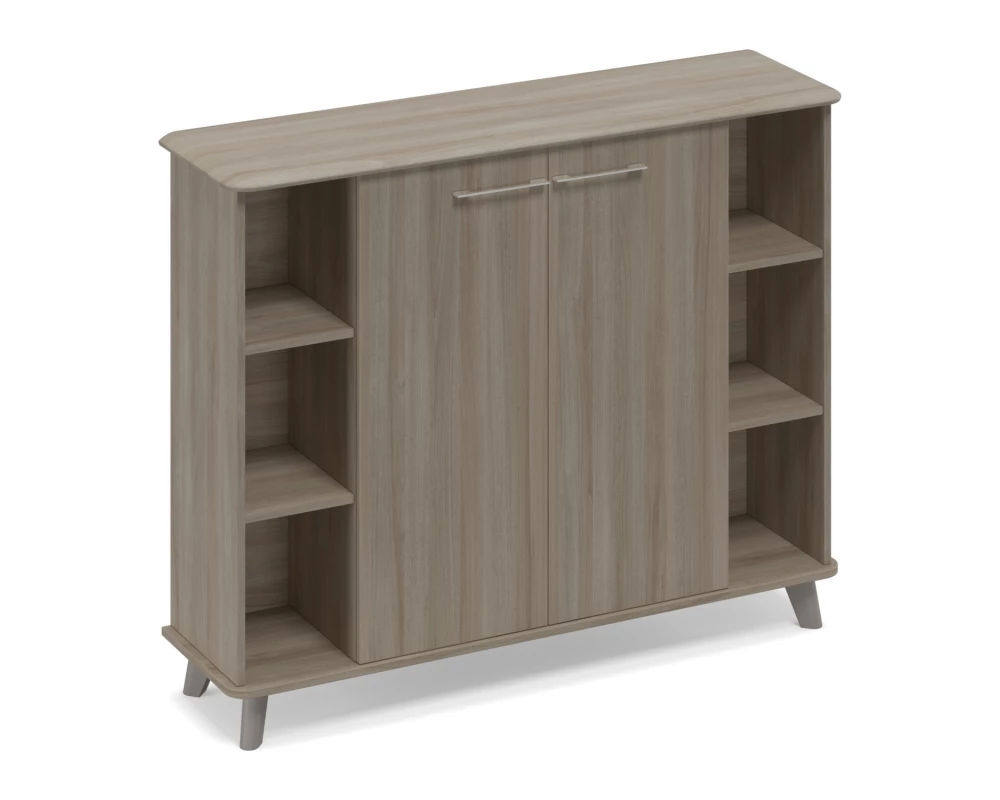 Шкаф средний полузакрытый греденция 150x44x122,4 Time Metal