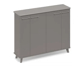 Шкаф средний закрытый греденция 150x44x87,2 Time Metal images