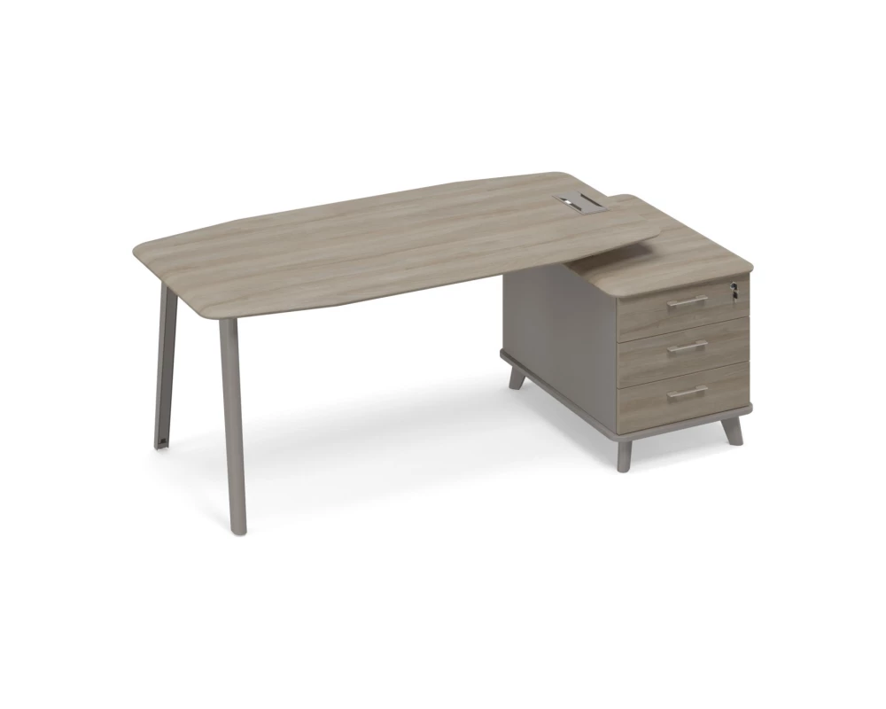 Стол на опорной тумбе малой (тип 2) Time Metal