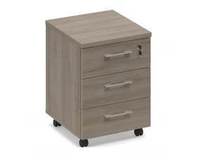 Тумба выкатная 3-ящ. с замком (топ ДСП) Time Metal images