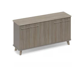 Шкаф низкий закрытый греденция Time Wood images