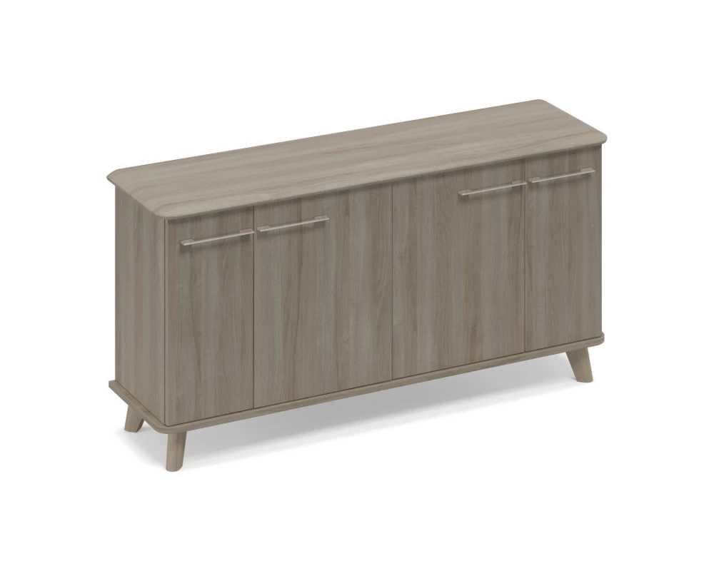 Шкаф низкий закрытый греденция Time Wood