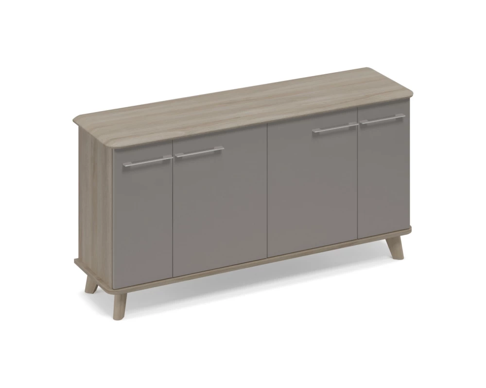 Шкаф низкий закрытый греденция Time Wood