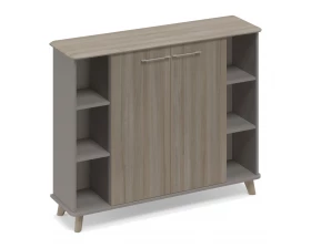 Шкаф средний полузакрытый греденция Time Wood images