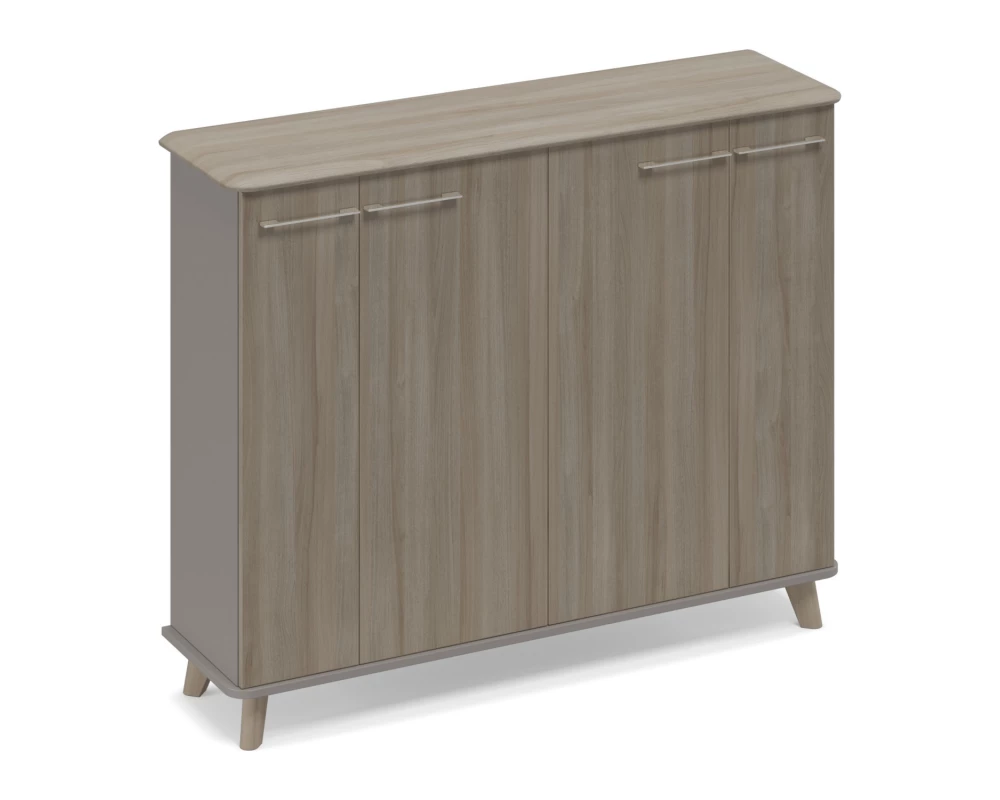 Шкаф средний закрытый греденция 150x44x122,4 Time Wood