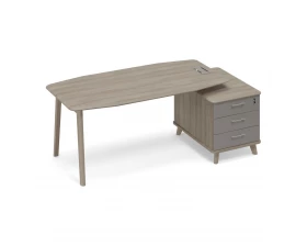 Стол на тумбе малой (тип 2) WOOD для руководителя Time Wood images