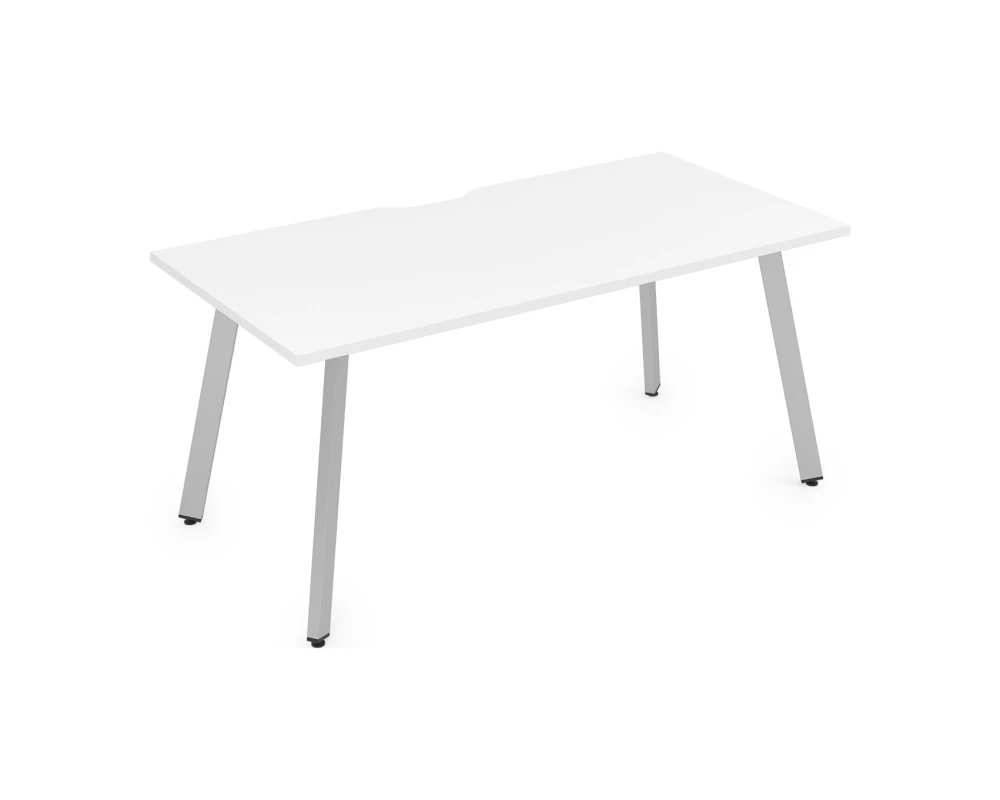 Стол рабочий, прямолинейный, с вырезом (1600x700x750) АРРЕДО / ARREDO
