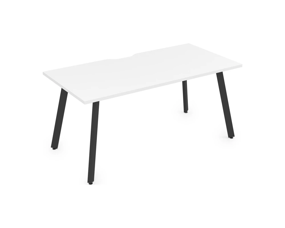 Стол рабочий, прямолинейный, с вырезом (1600x700x750) АРРЕДО / ARREDO
