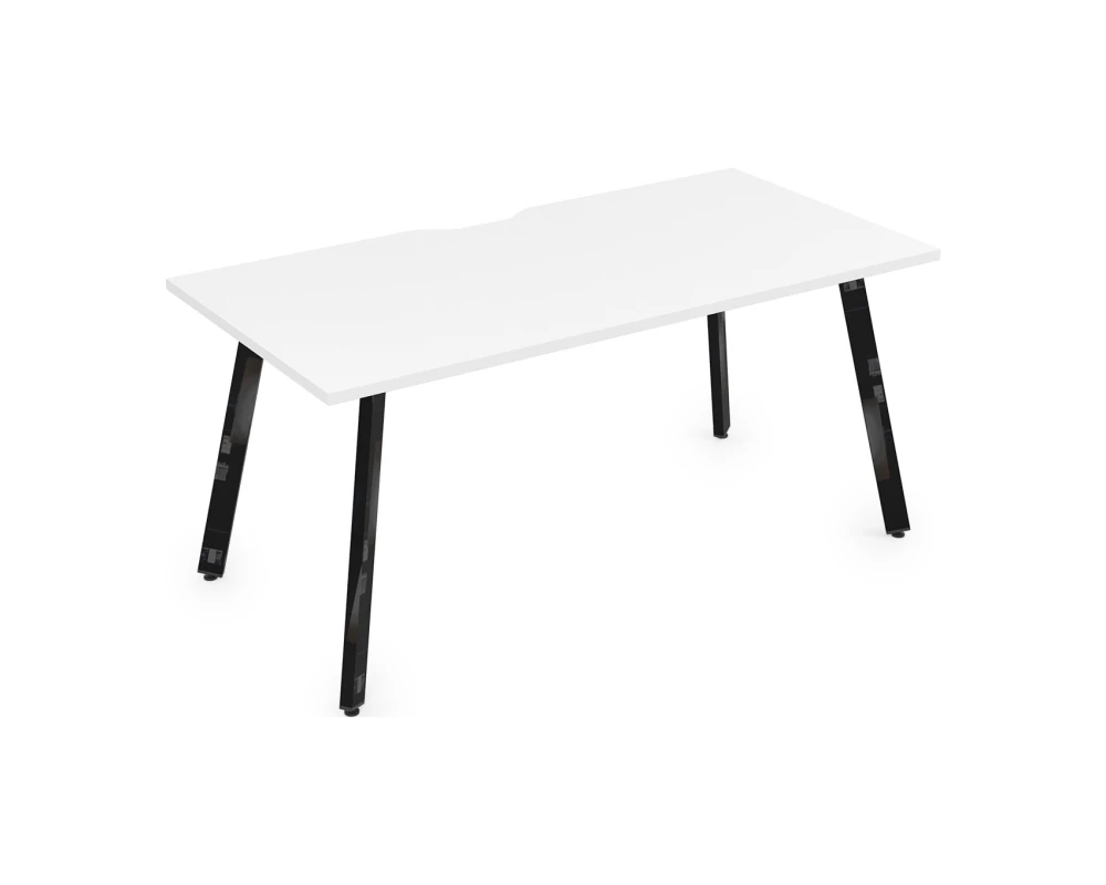 Стол рабочий, прямолинейный, с вырезом (1600x700x750) АРРЕДО / ARREDO