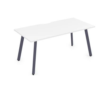 Стол рабочий, прямолинейный, с вырезом (1600x700x750) АРРЕДО / ARREDO
