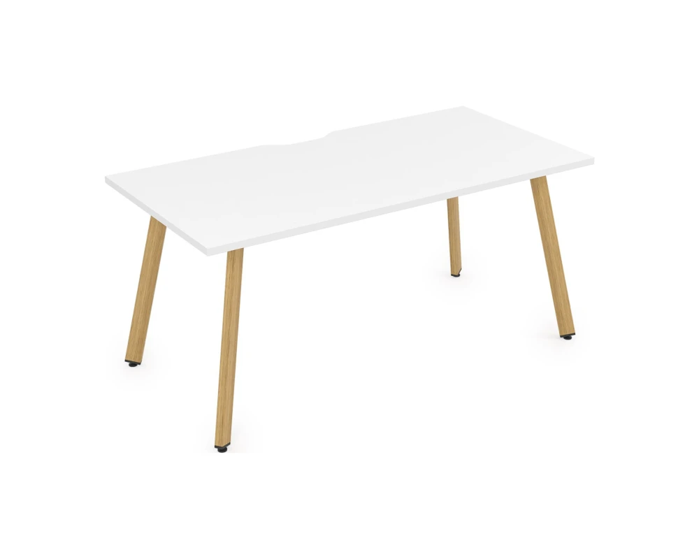 Стол рабочий, прямолинейный, с вырезом (1600x700x750) АРРЕДО / ARREDO