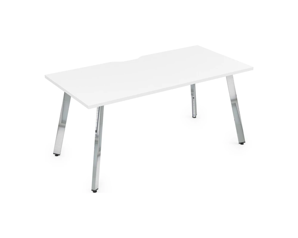 Стол рабочий, прямолинейный, с вырезом (1600x700x750) АРРЕДО / ARREDO