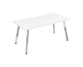 Стол рабочий, прямолинейный, с вырезом (1600x700x750) АРРЕДО / ARREDO images