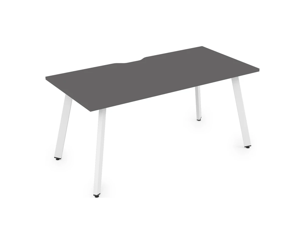 Стол рабочий, прямолинейный, с вырезом (1600x800x750) АРРЕДО / ARREDO