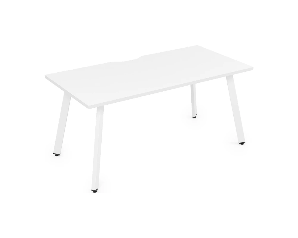 Стол рабочий, прямолинейный, с вырезом (1600x800x750) АРРЕДО / ARREDO