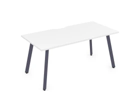 Стол рабочий, прямолинейный, с вырезом (1600x800x750) АРРЕДО / ARREDO images