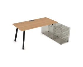 Стол с тумбой опорной (1400x800x750) АРРЕДО / ARREDO images