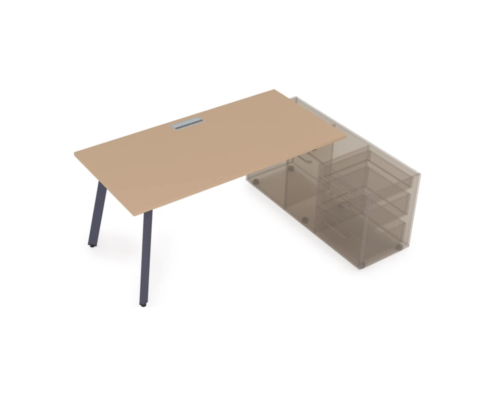 Стол с тумбой опорной (1600x700x750) АРРЕДО / ARREDO