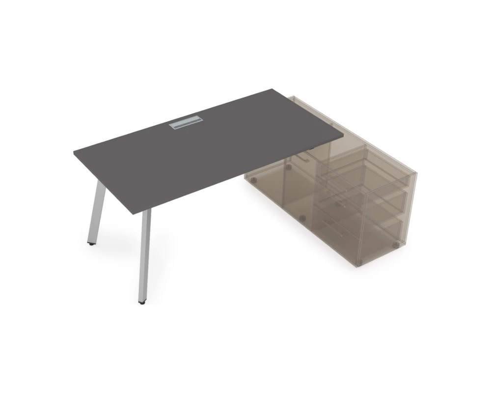 Стол с тумбой опорной (1600x800x750) АРРЕДО / ARREDO