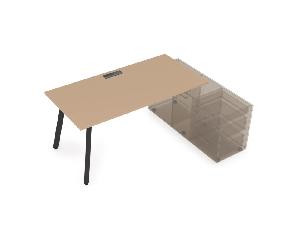 Стол с тумбой опорной (1600x800x750) АРРЕДО / ARREDO