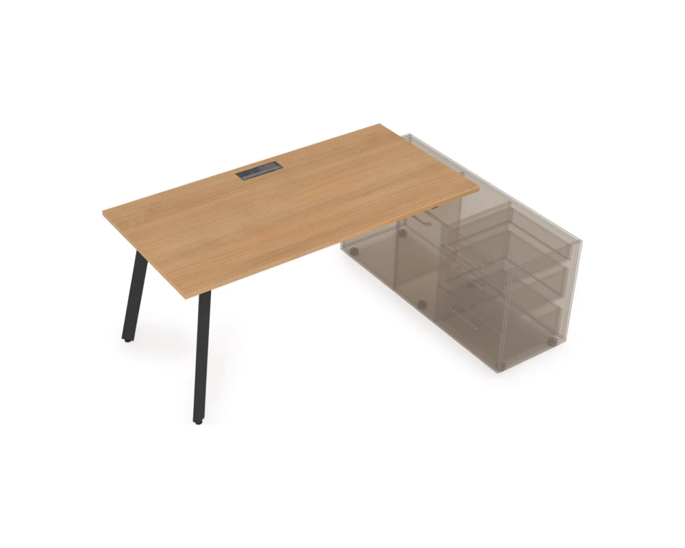 Стол с тумбой опорной (1600x800x750) АРРЕДО / ARREDO