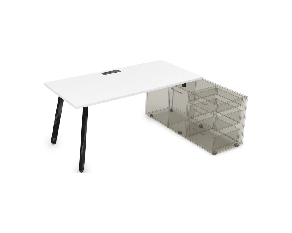 Стол с тумбой опорной (1600x800x750) АРРЕДО / ARREDO