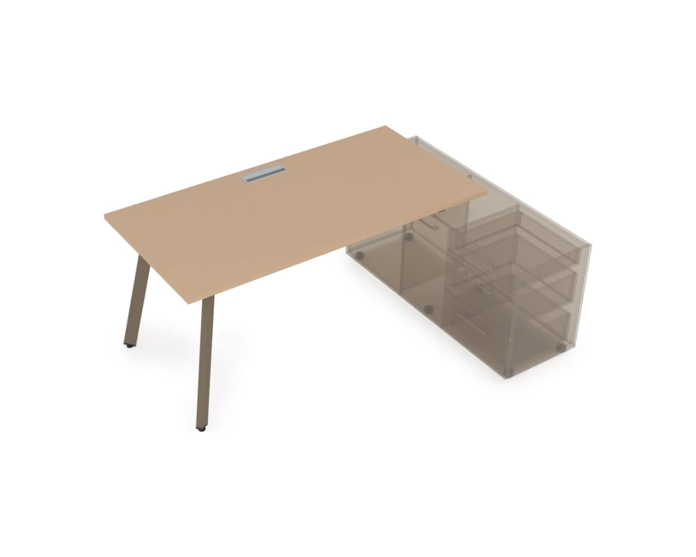 Стол с тумбой опорной (1800x800x750) АРРЕДО / ARREDO