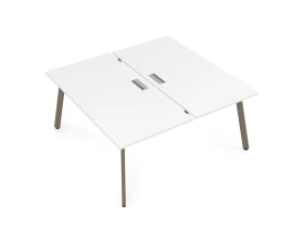 Стол системы Бенч, сдвоенный, на 2 рабочих места (1400x1235x750) АРРЕДО / ARREDO images