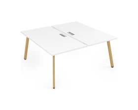 Стол системы Бенч, сдвоенный, на 2 рабочих места (1400x1235x750) АРРЕДО / ARREDO images